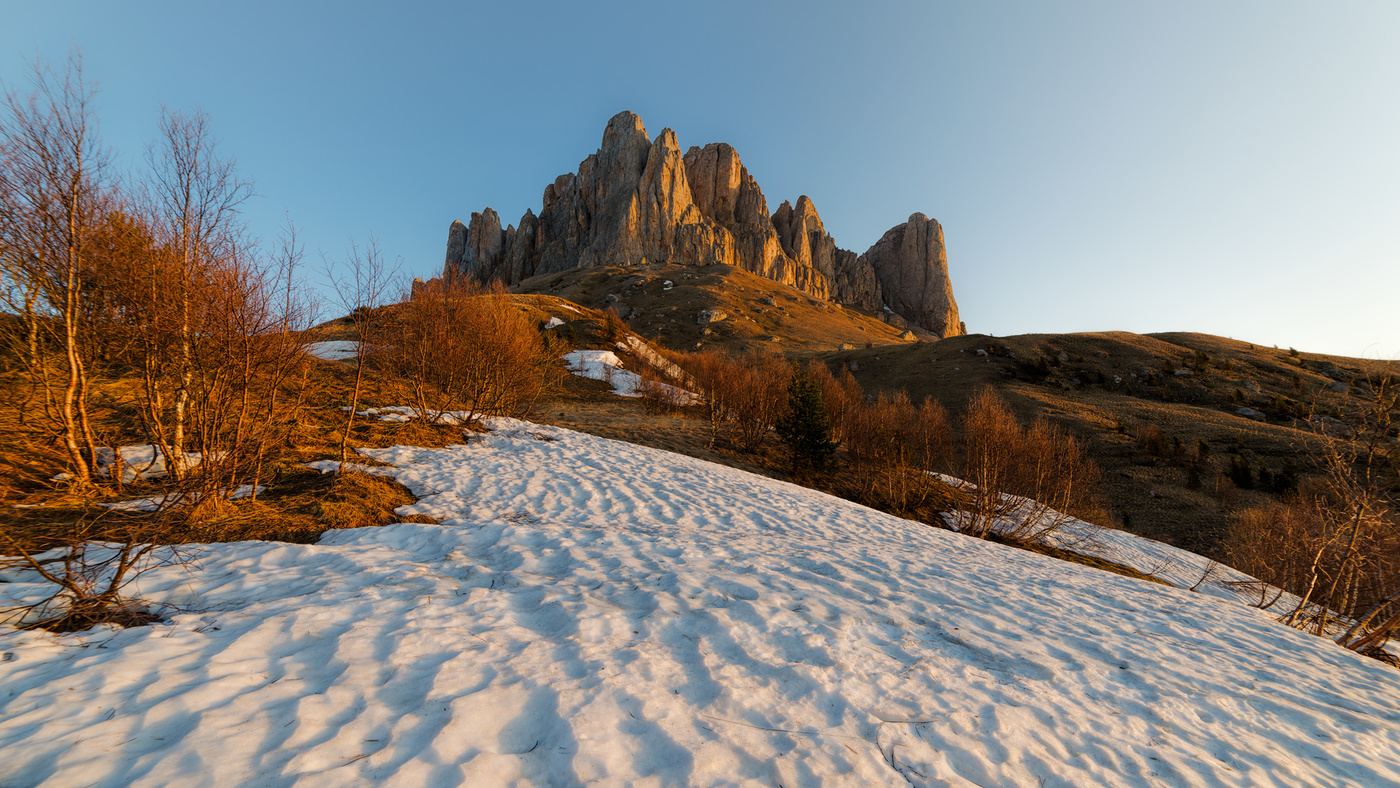 Утро в горах