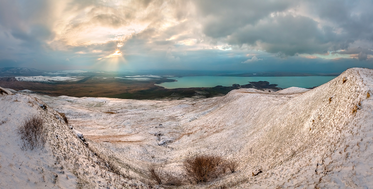 Белая долина горы