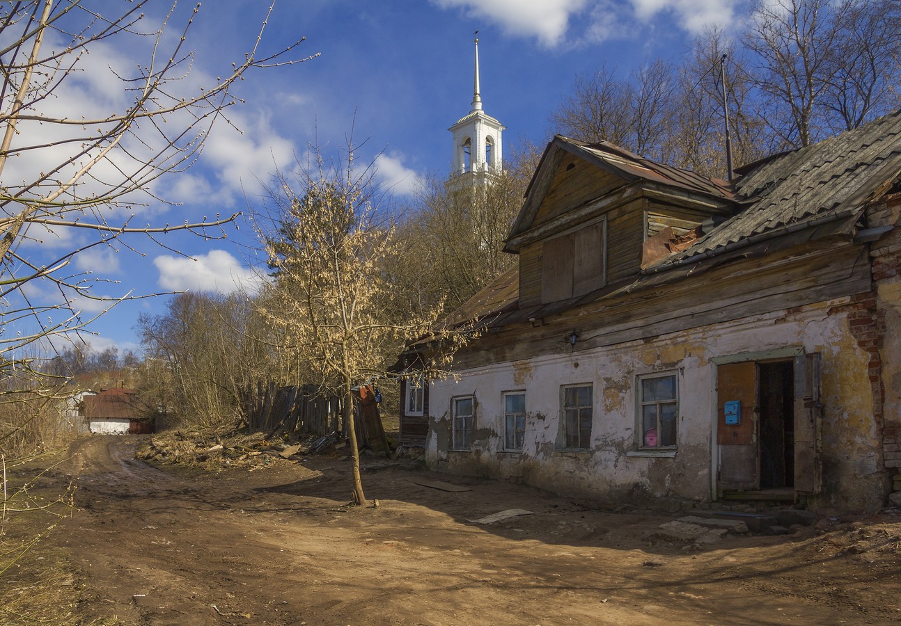 На берегу Тверцы.