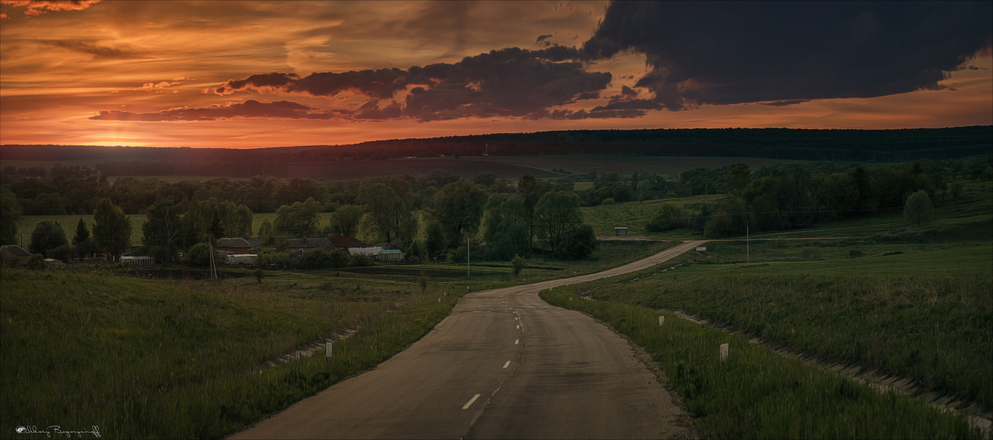 О летних закатах...