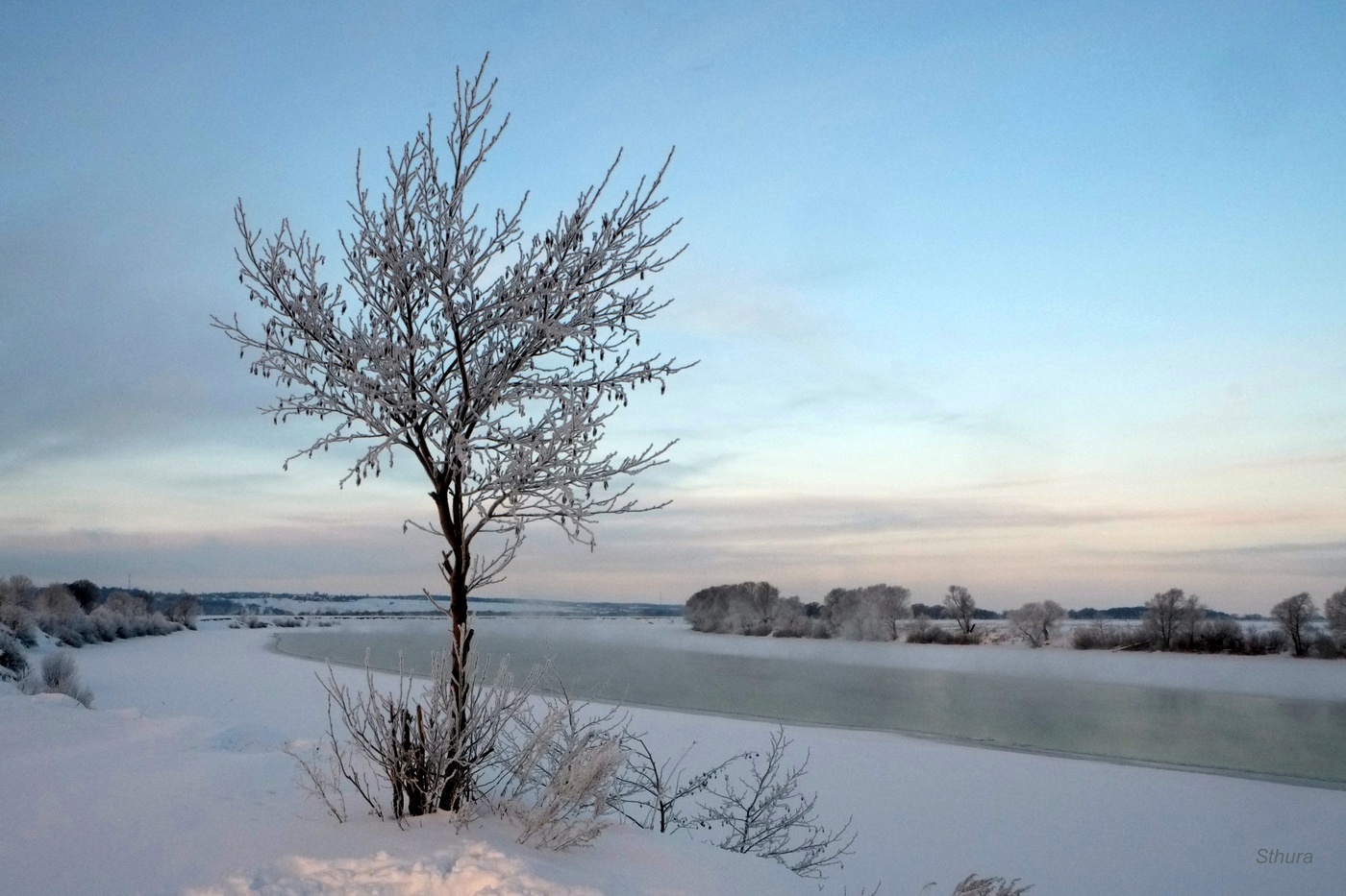 Зимний пейзаж Оки.