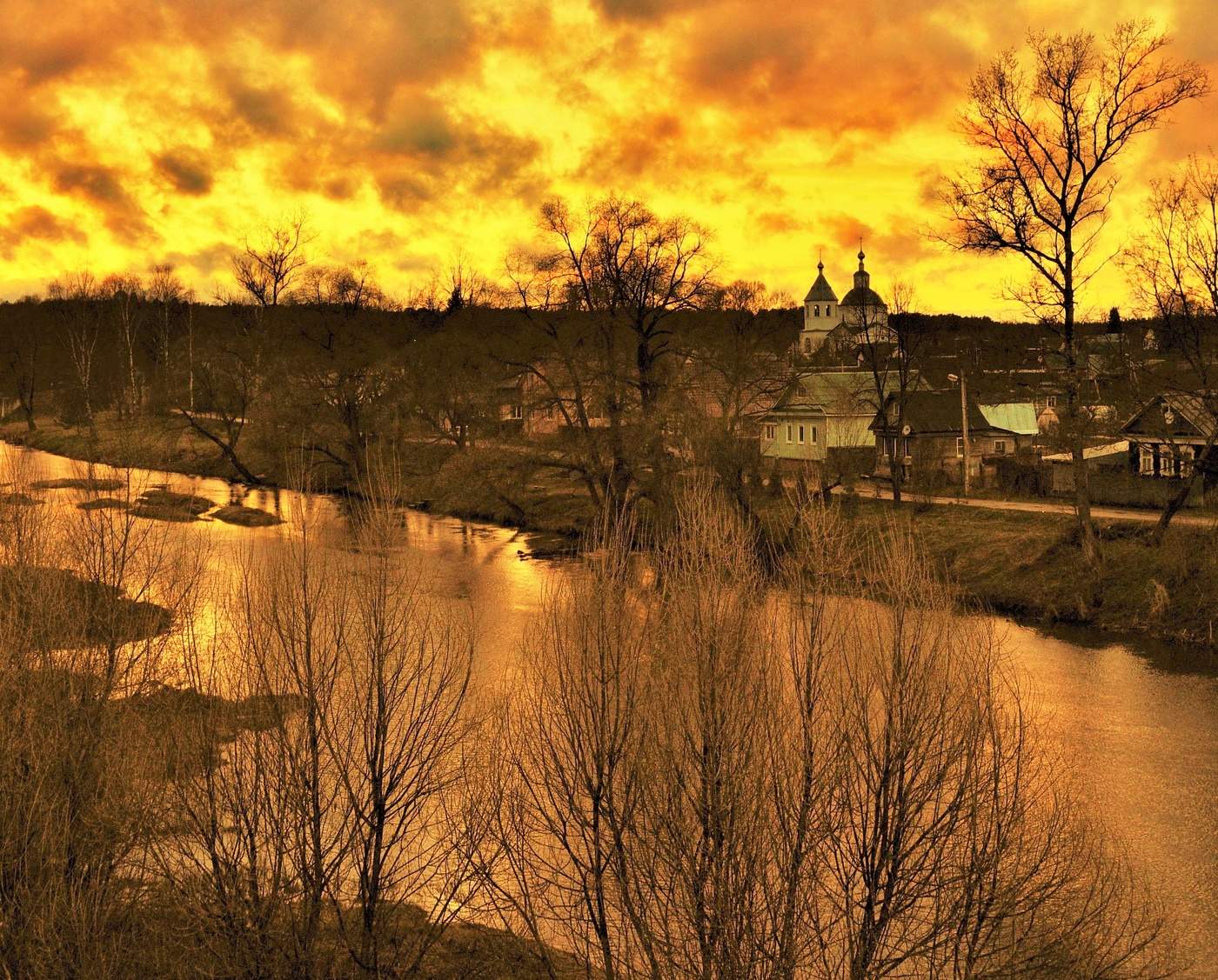 Прикосновение к закату ...