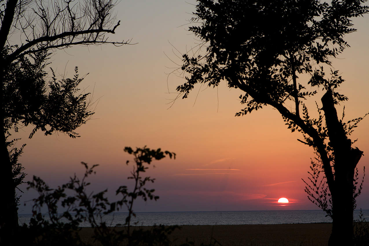 Солнце в море садилось...
