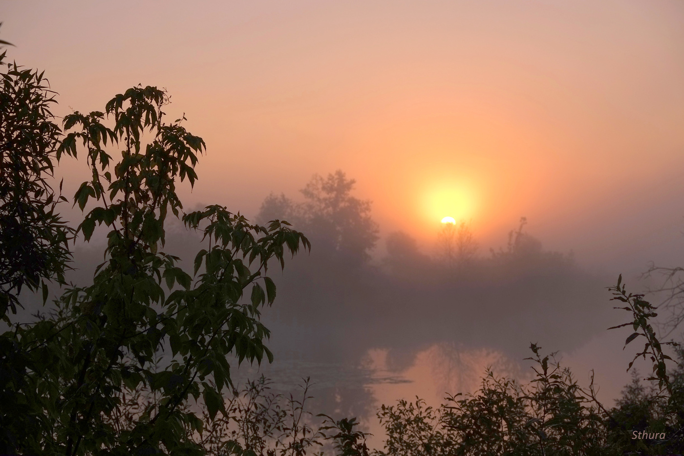 Осенний рассвет.