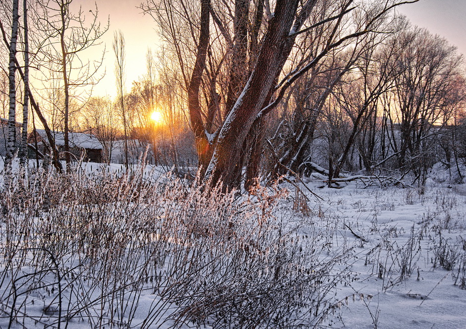 Крещенский морозный вечер