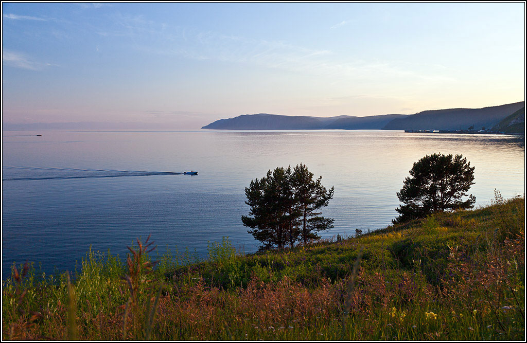 На Байкале.