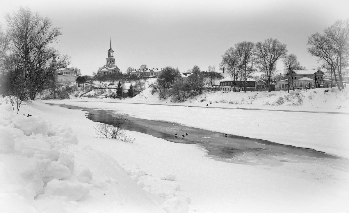 Торжок, графика зимы