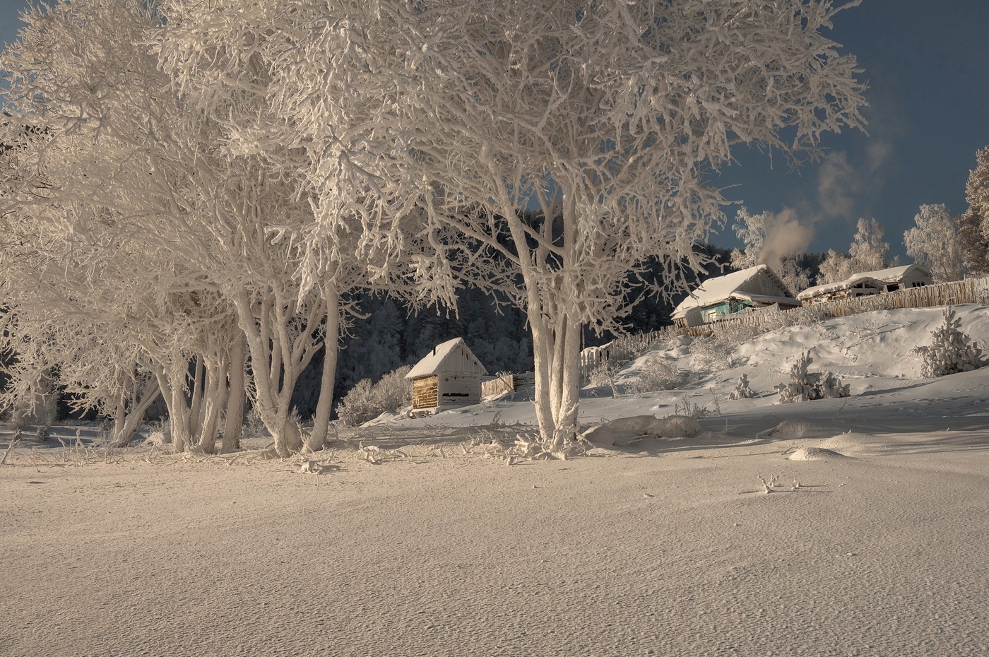 Зима на кордоне.