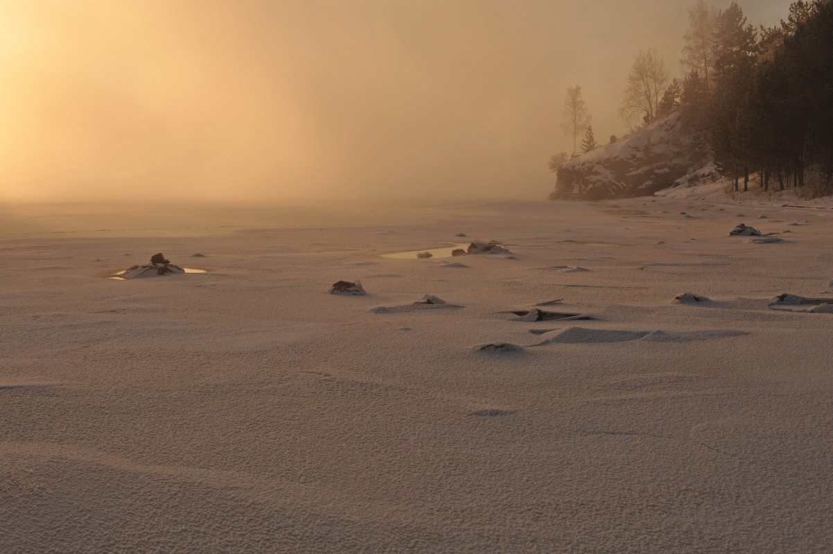 Мороз крепчает...вечер