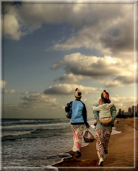 В город на работу...