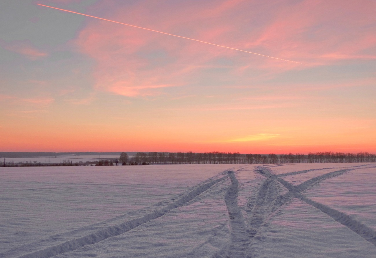 Вечерние зимние краски