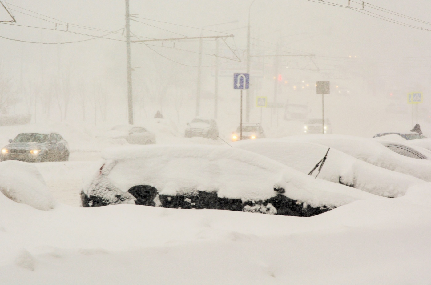 "Ах, метель такая, просто черт возьми..."