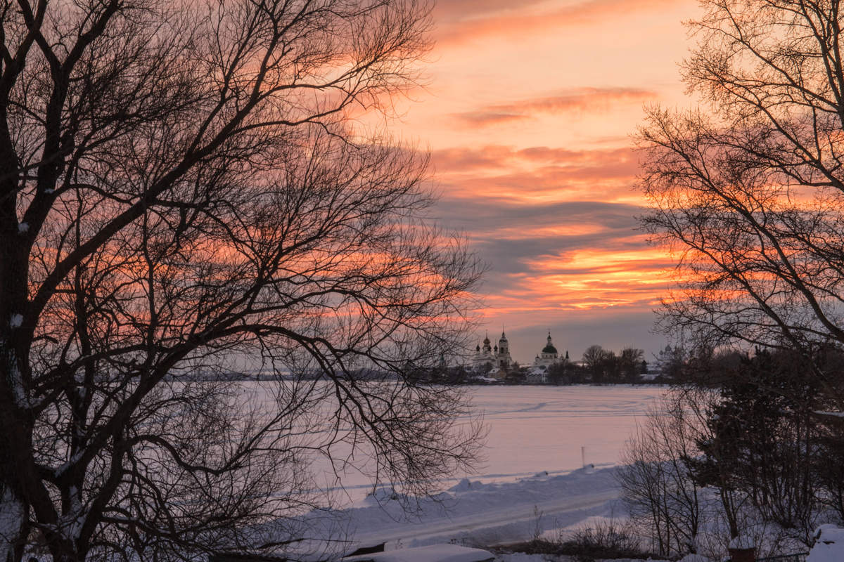 февральский закат