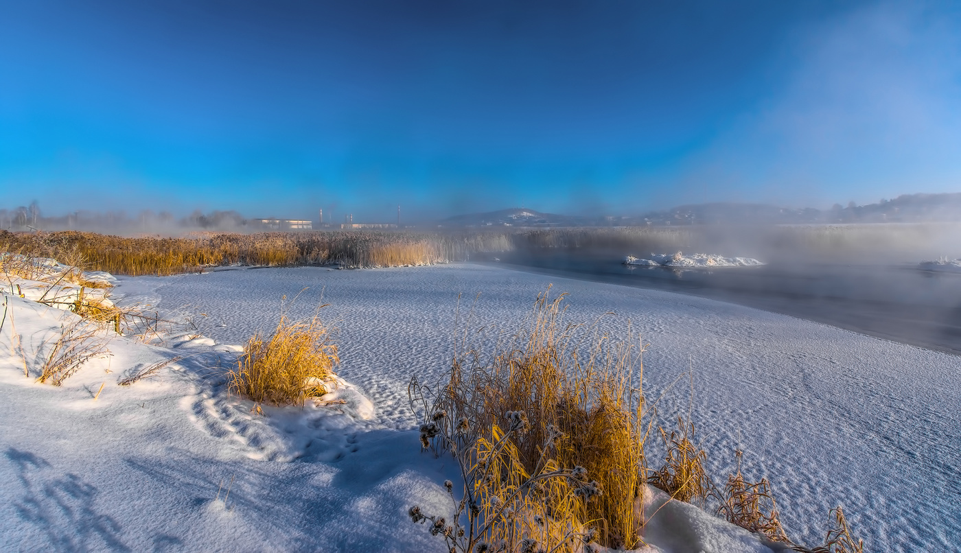 Утро на озере
