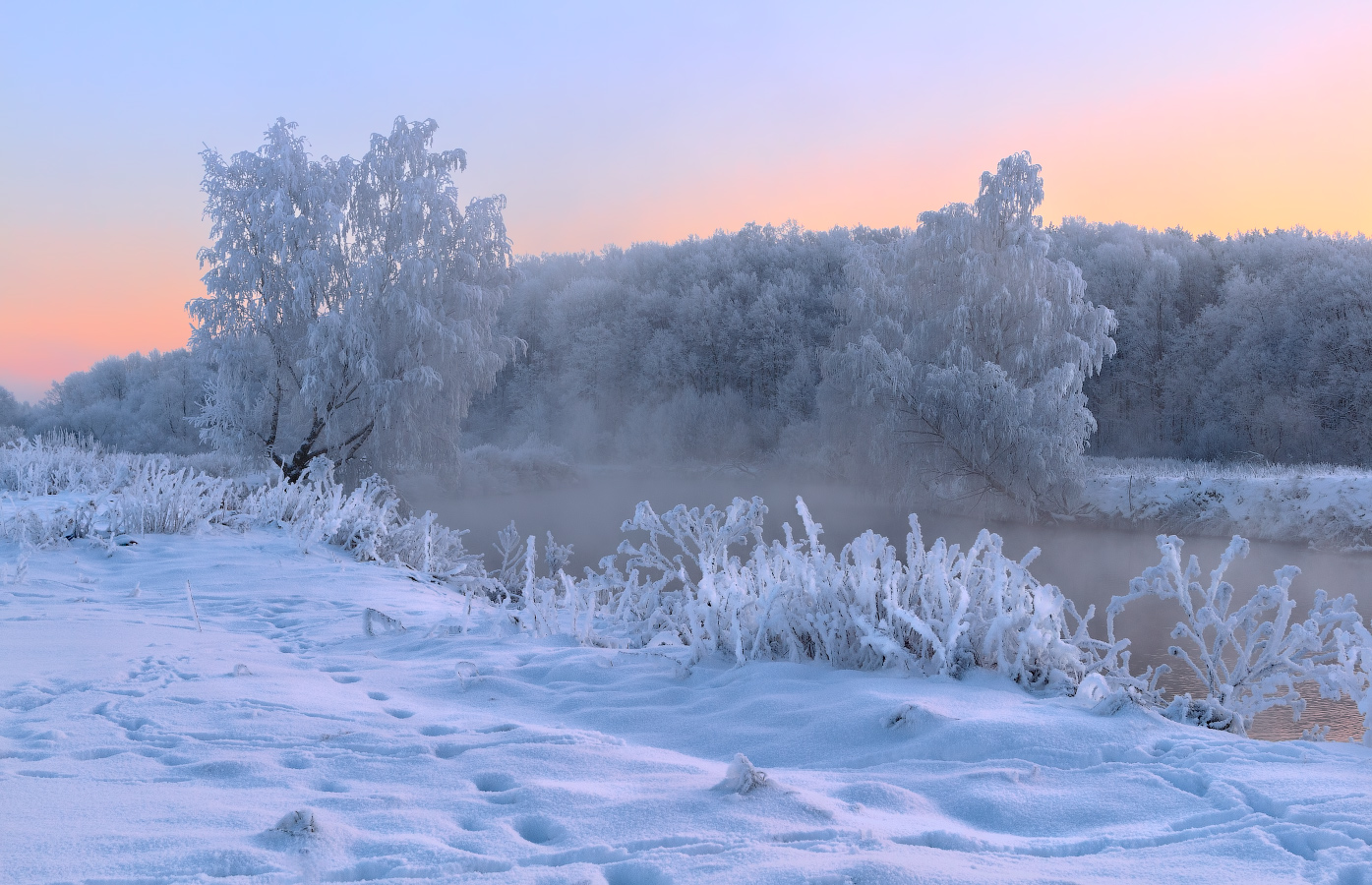 Зимняя река