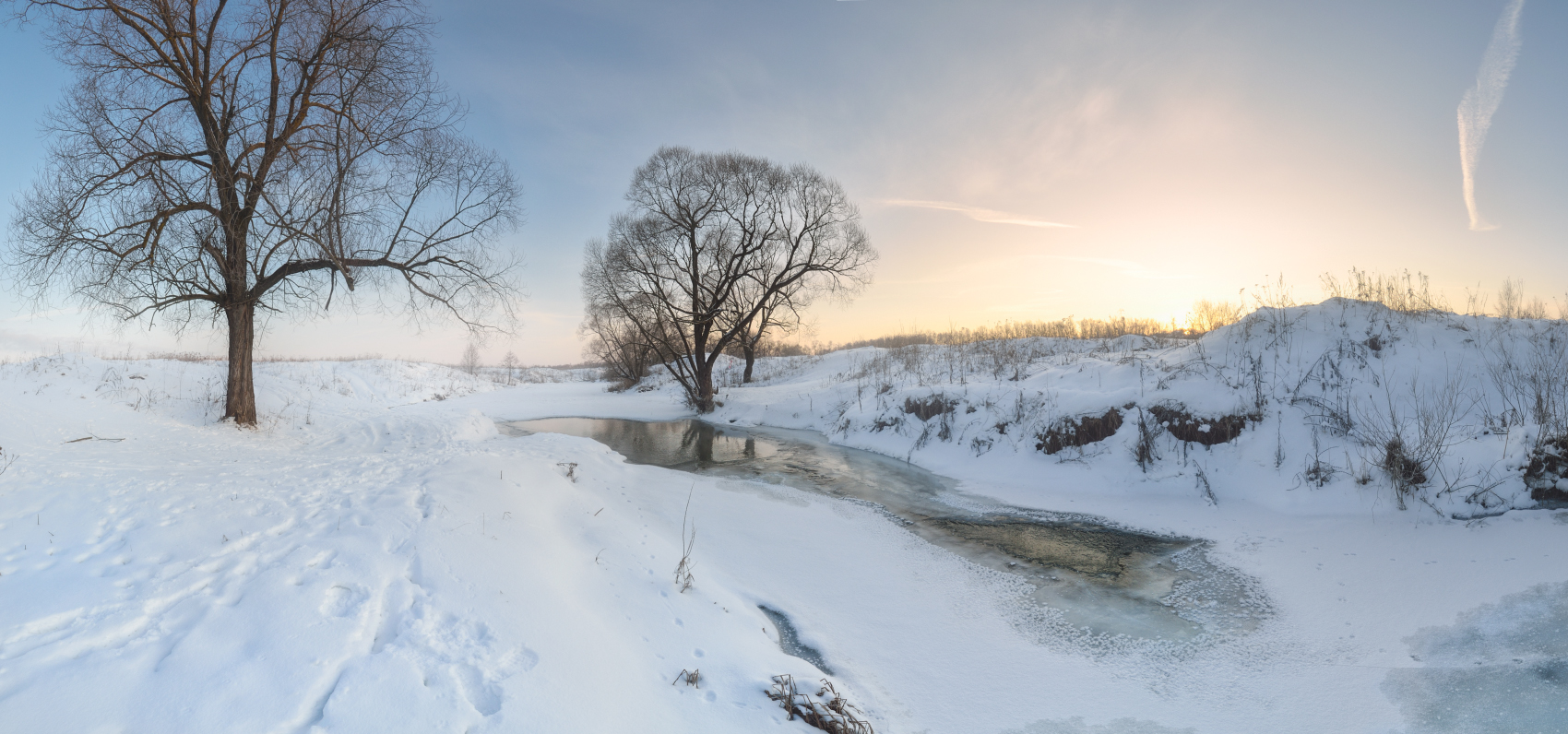 Нежно-мягкою зимней зарёю...