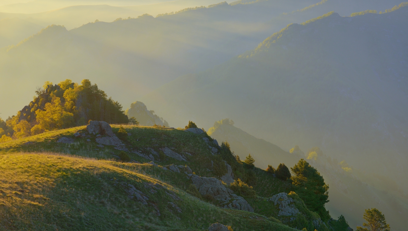Рассвет в горах