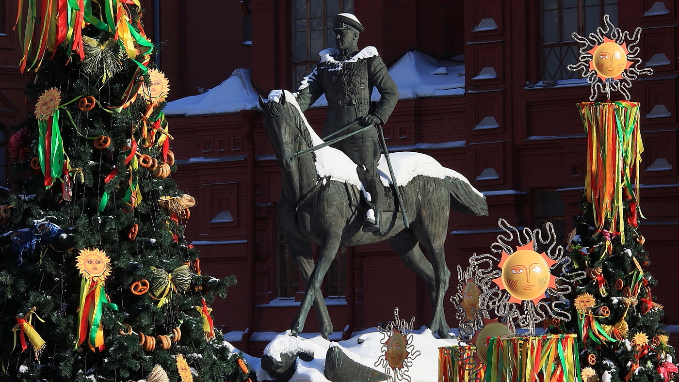 В Масленицу на Манеже.