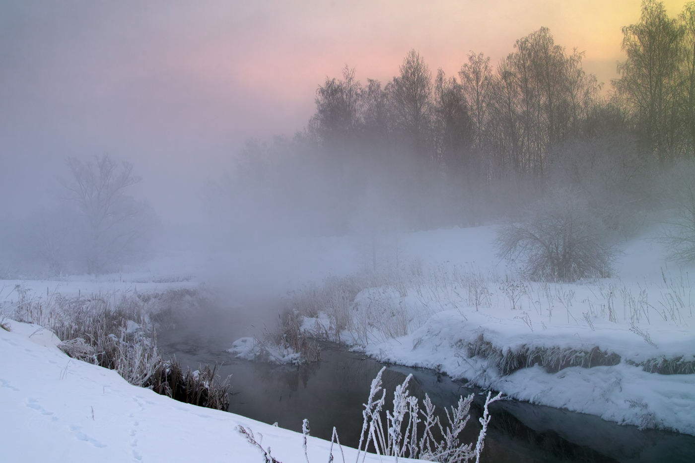 В гостях у зимней речки