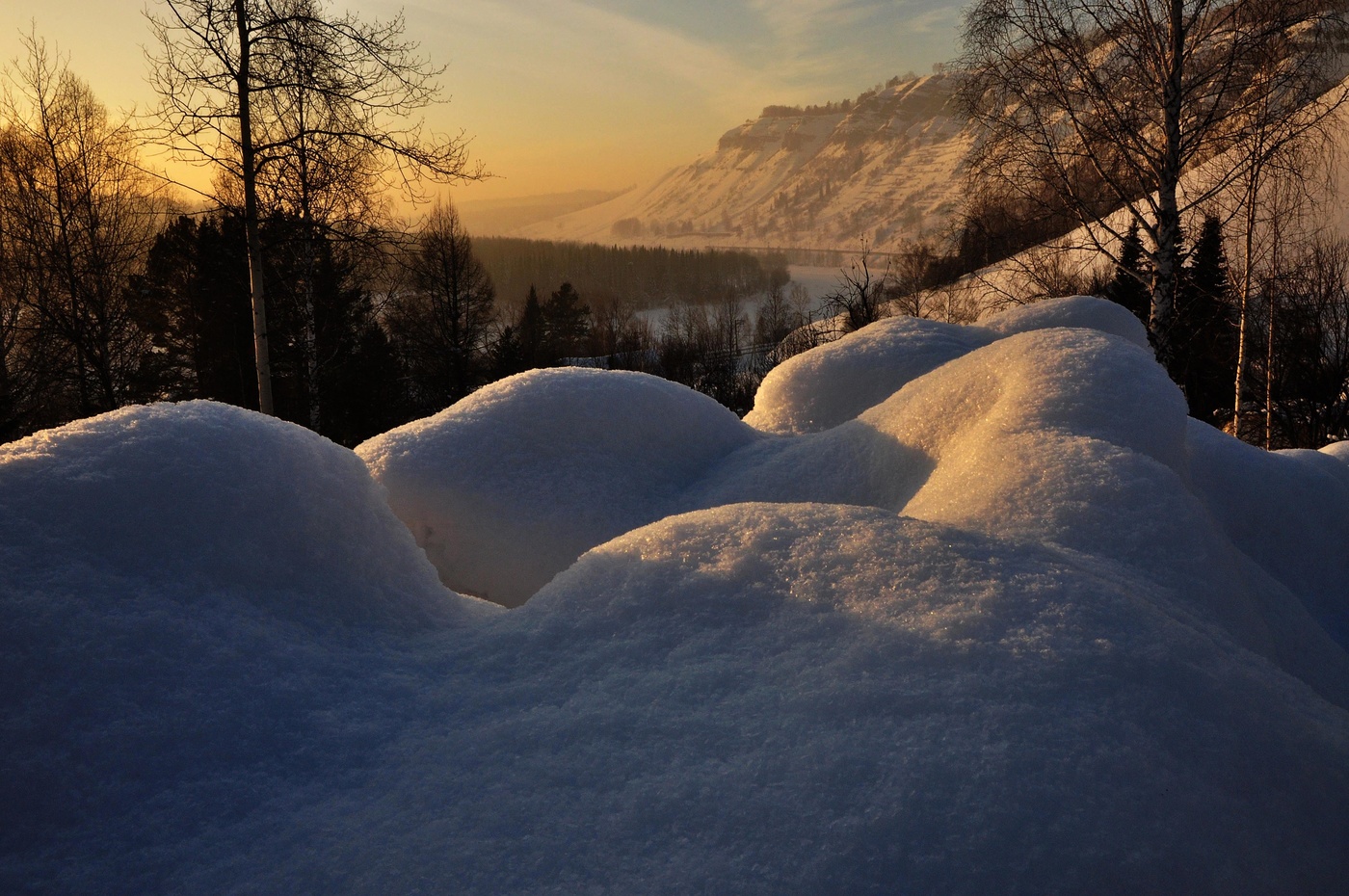 Морозный февральский вечер