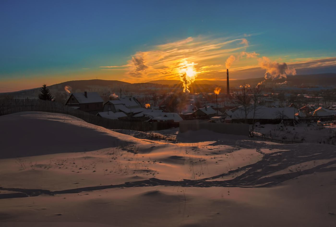 Закатный свет