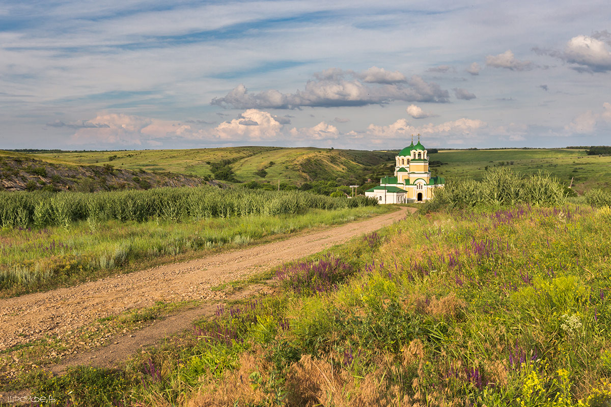 Дорога в хутор Дядин