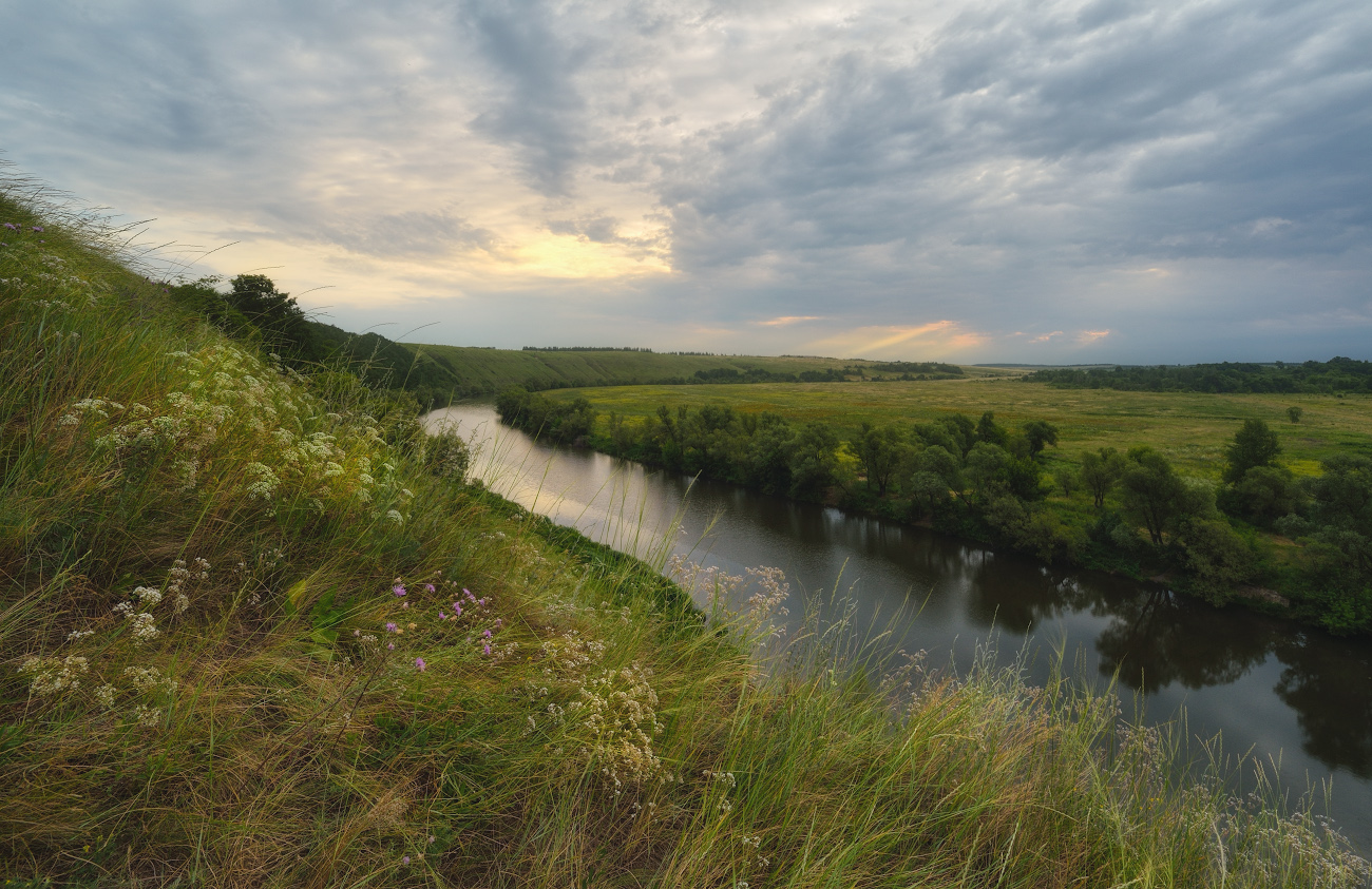 Утренний пейзаж в Ишутино