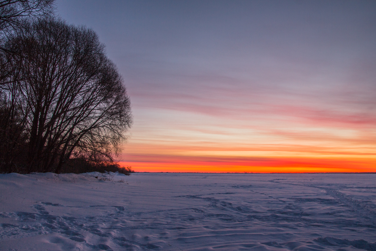 оранжевый рассвет