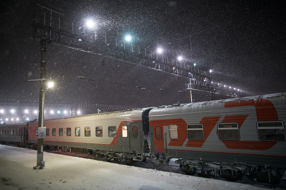 Метель на станции
