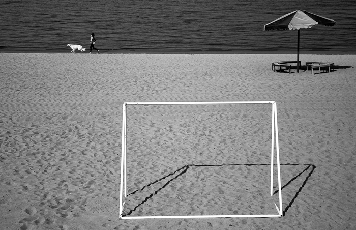 Осенний пляж.