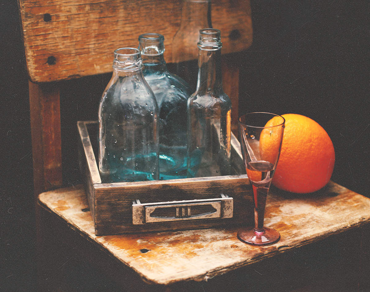 С апельсином...