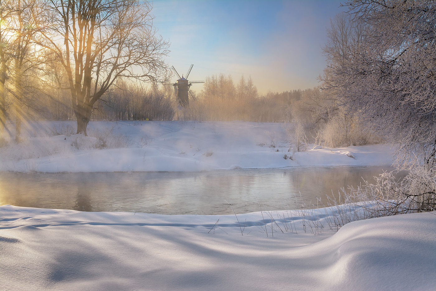 Старая мельница.