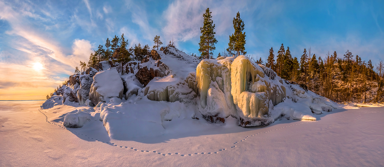 Панорамный вид на остров