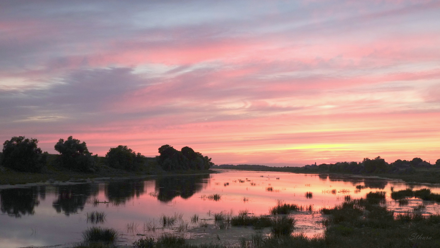 После заката.