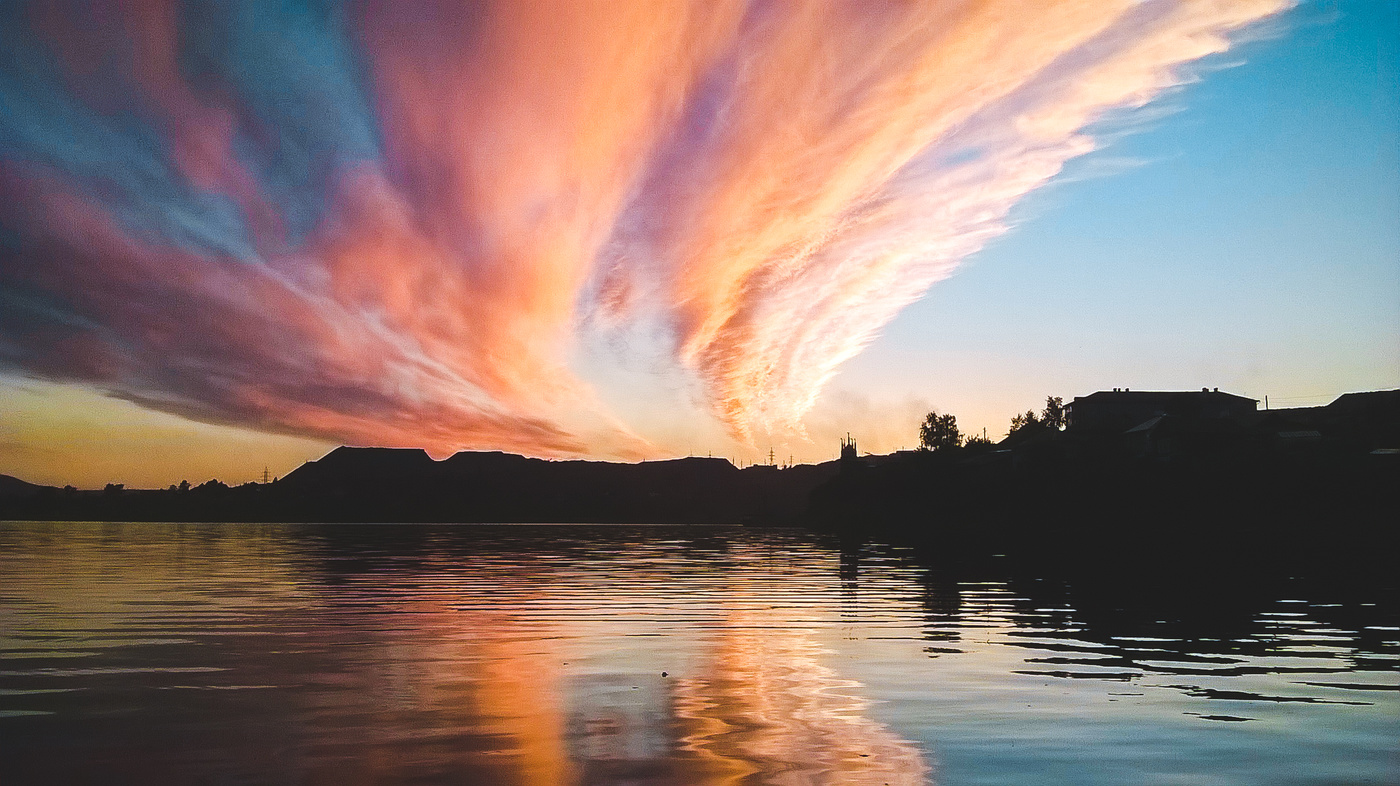 Закат в Сатке