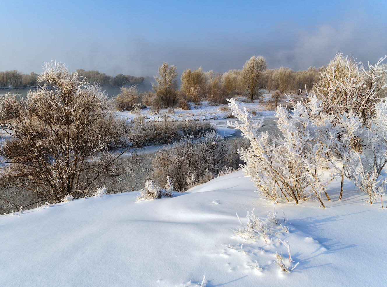 Морозный январь