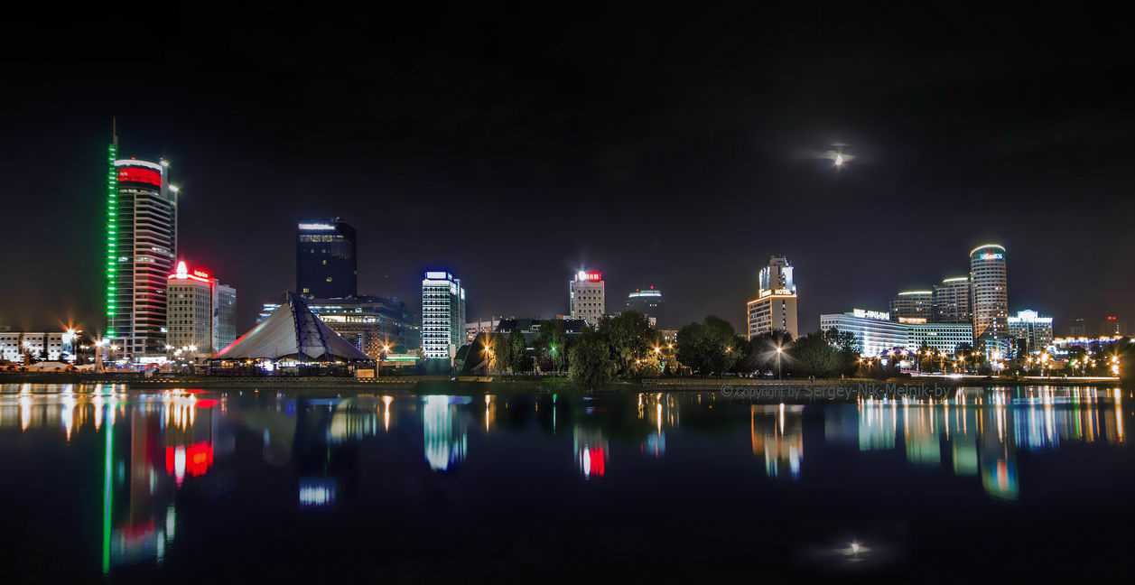 Вечерняя городская панорама