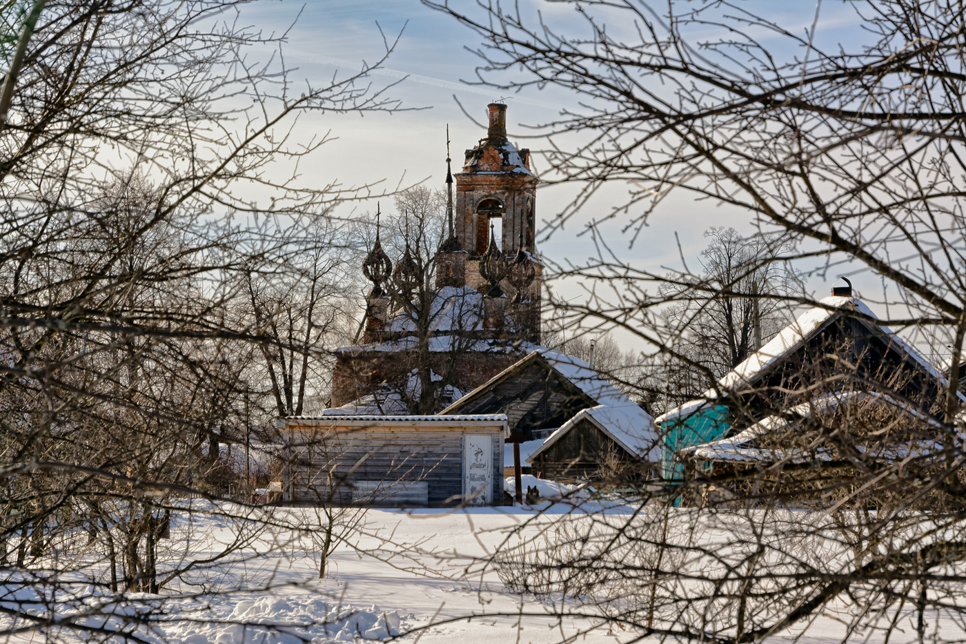 Церковь Георгия Победоносца в Полянках. Ярославская обл.