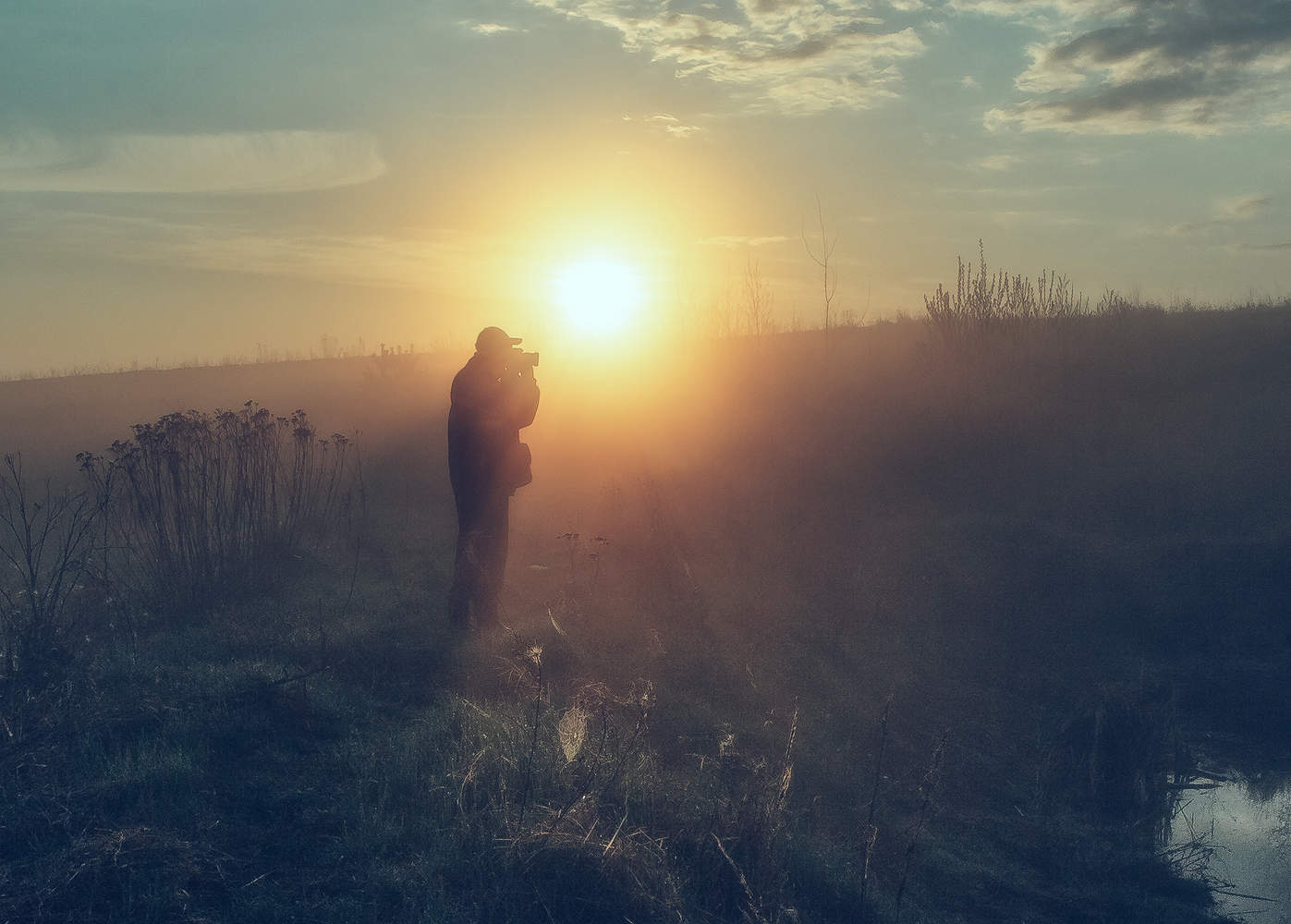 Утро фотографа.