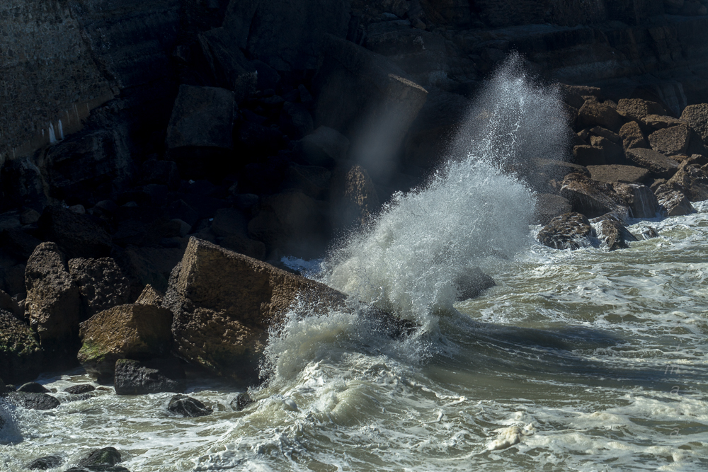 брызги океана