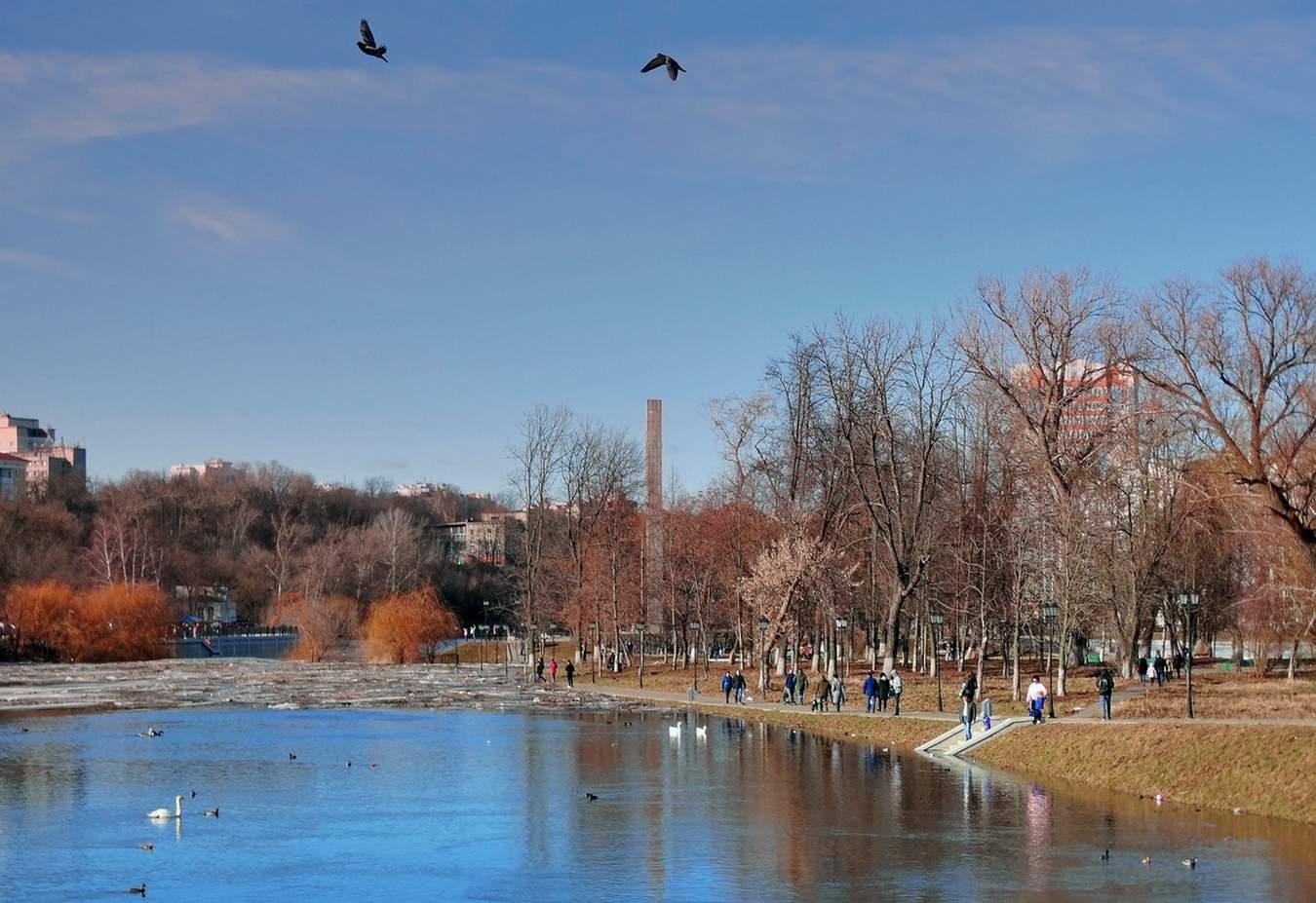 Половодьем подтоплен город