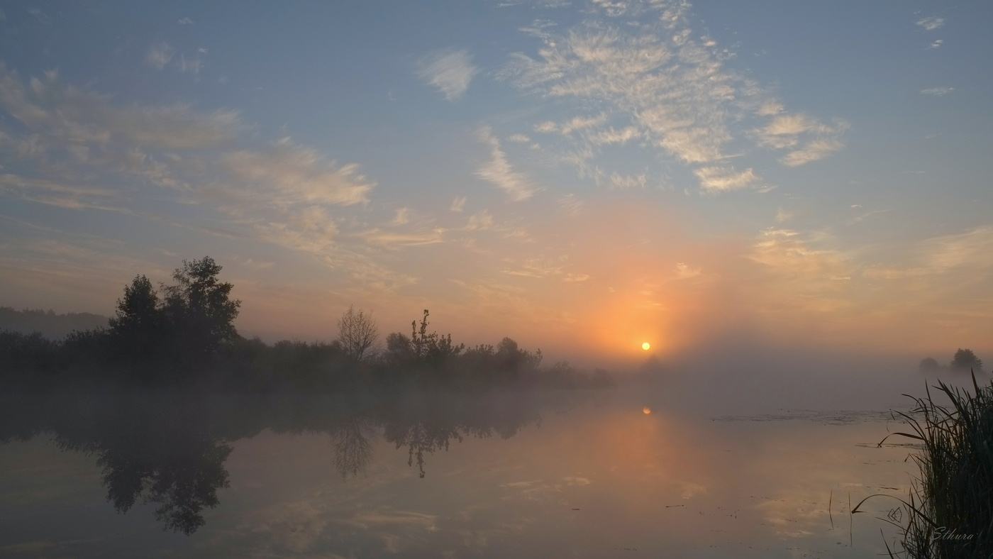 Осенний рассвет.