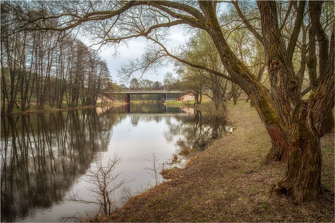 Пейзаж с мостом