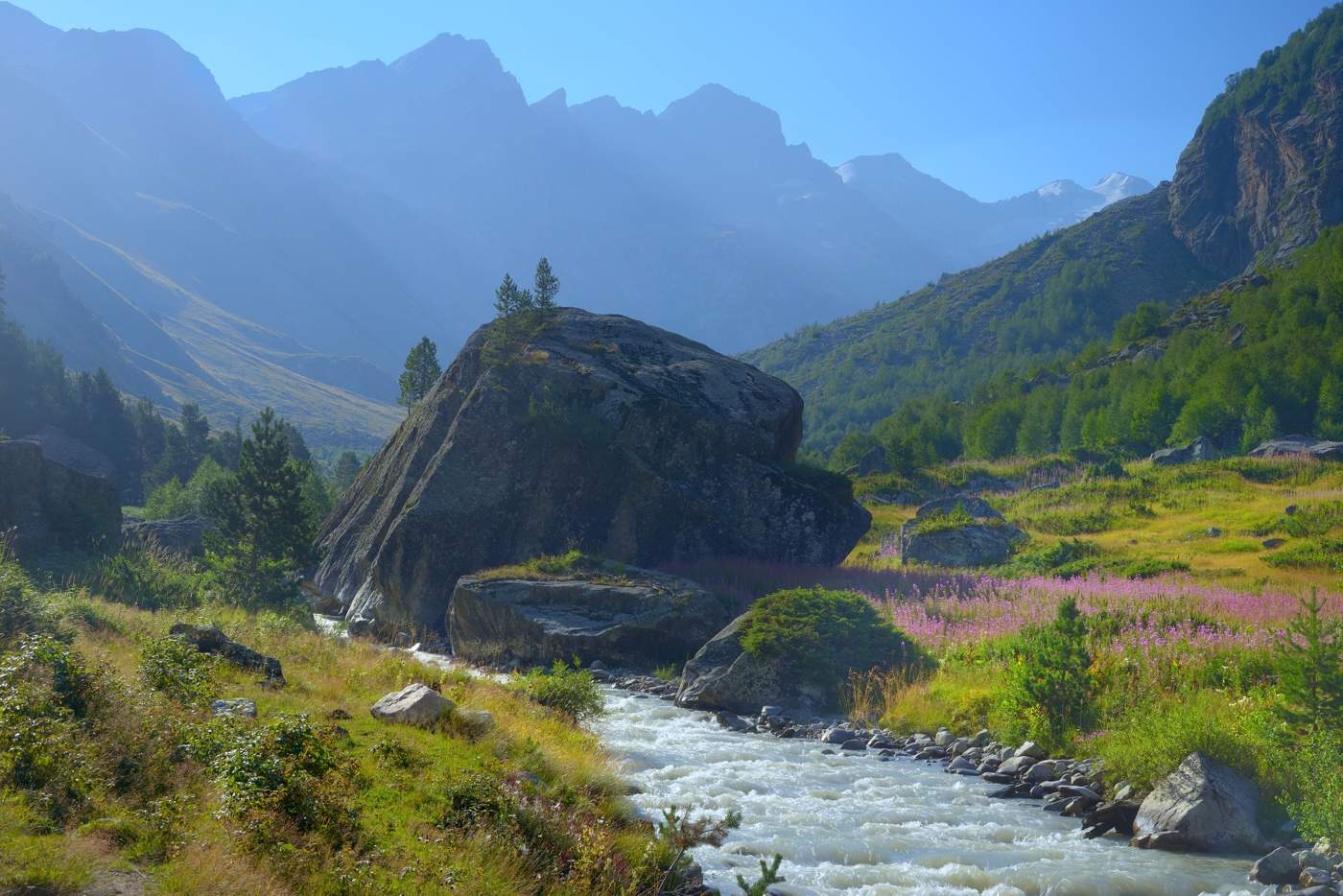 Утро в горах