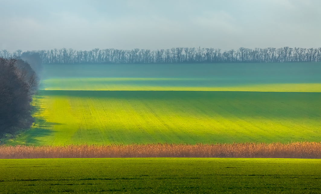 Игра света на полях