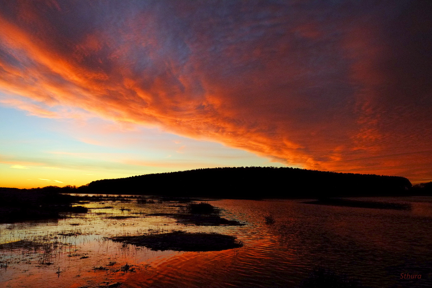 Огненное небо.