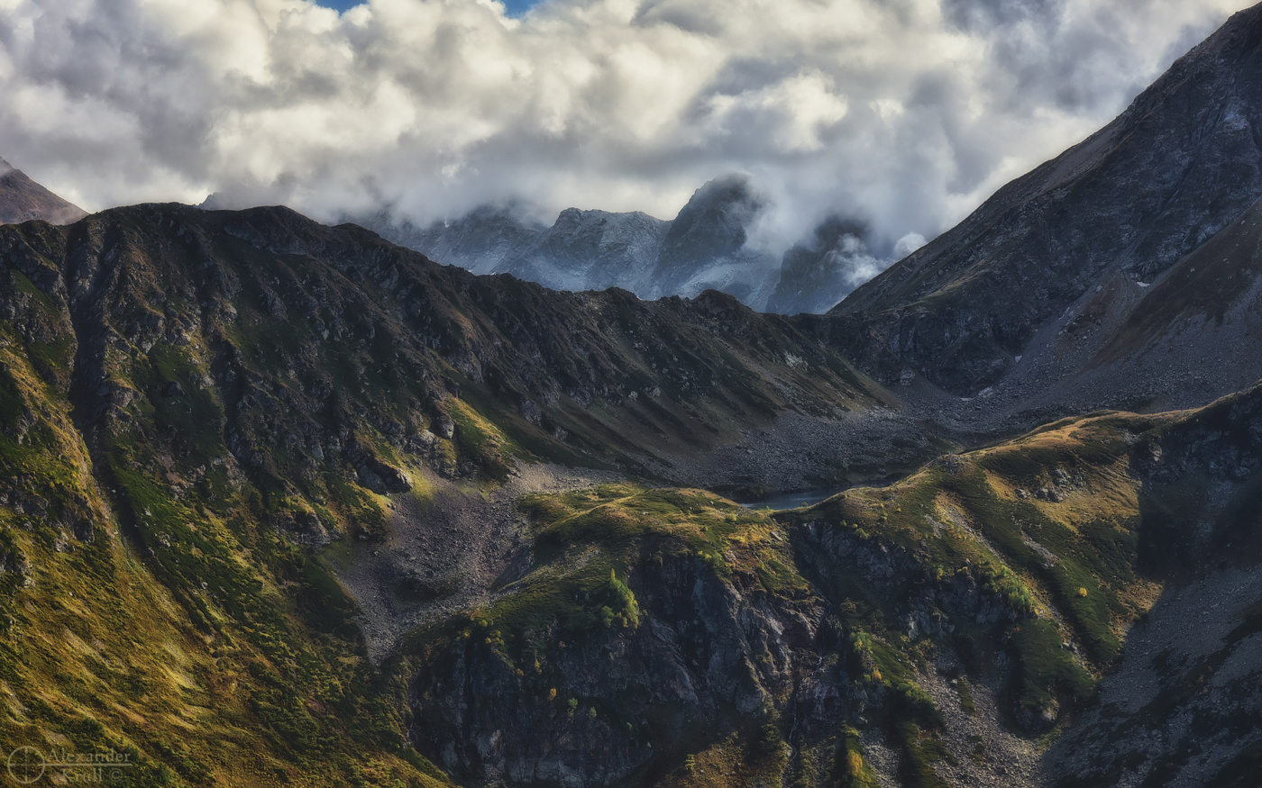 Притаившееся озеро...