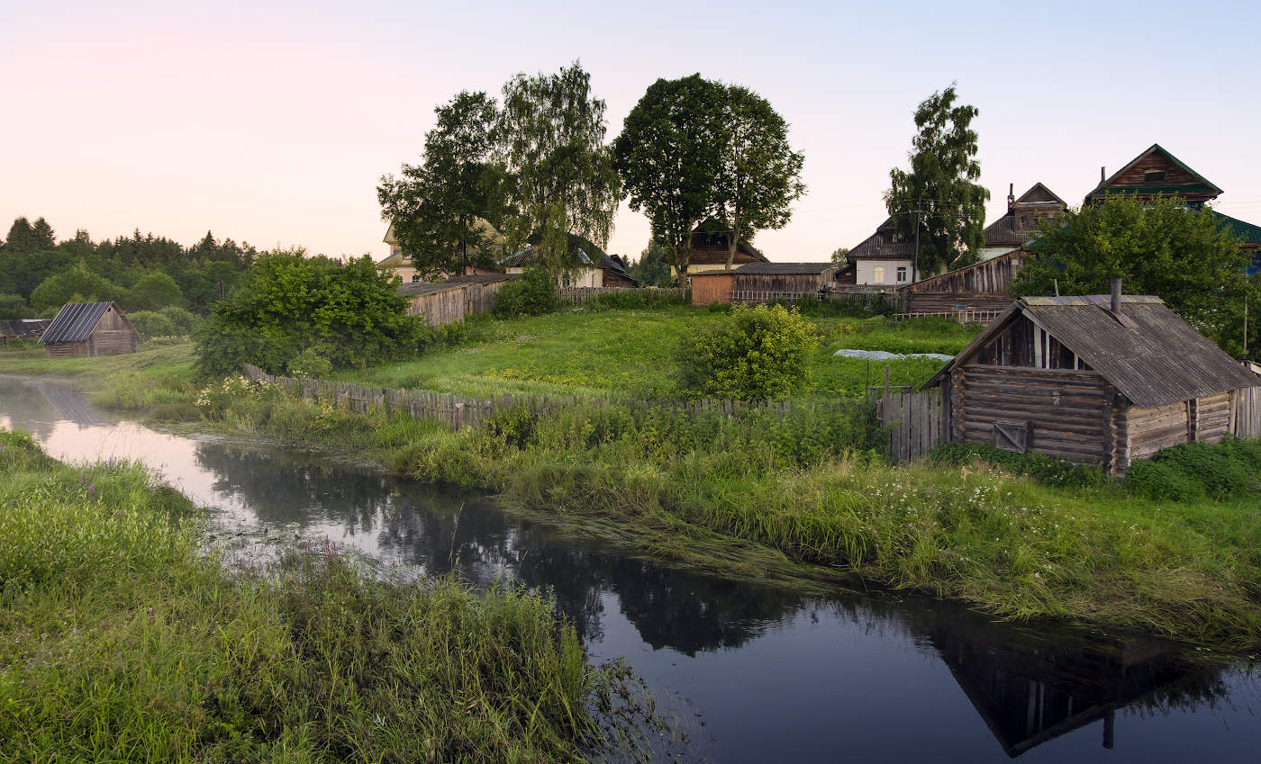 Деревенские рассветные зарисовки