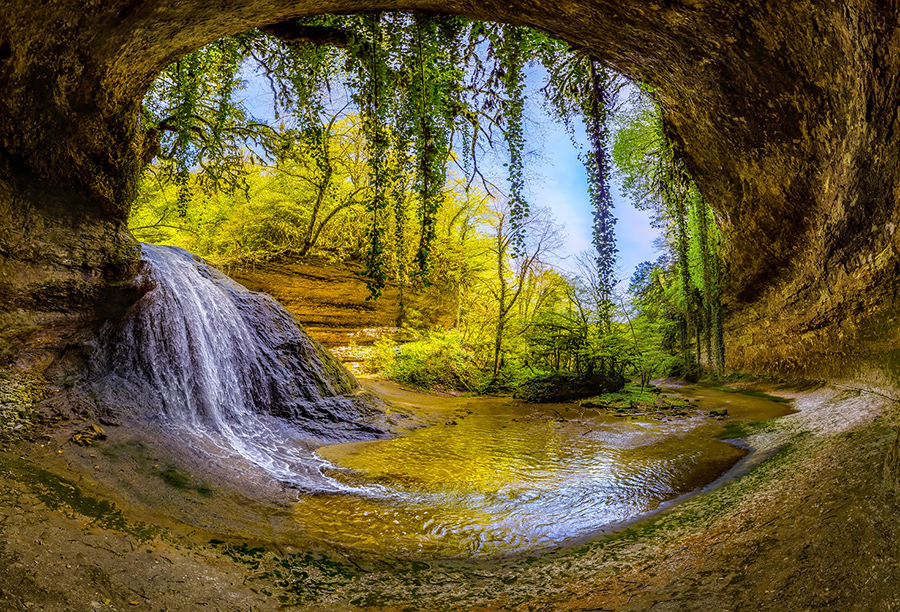 Шакуранский водопад (средний каскад)