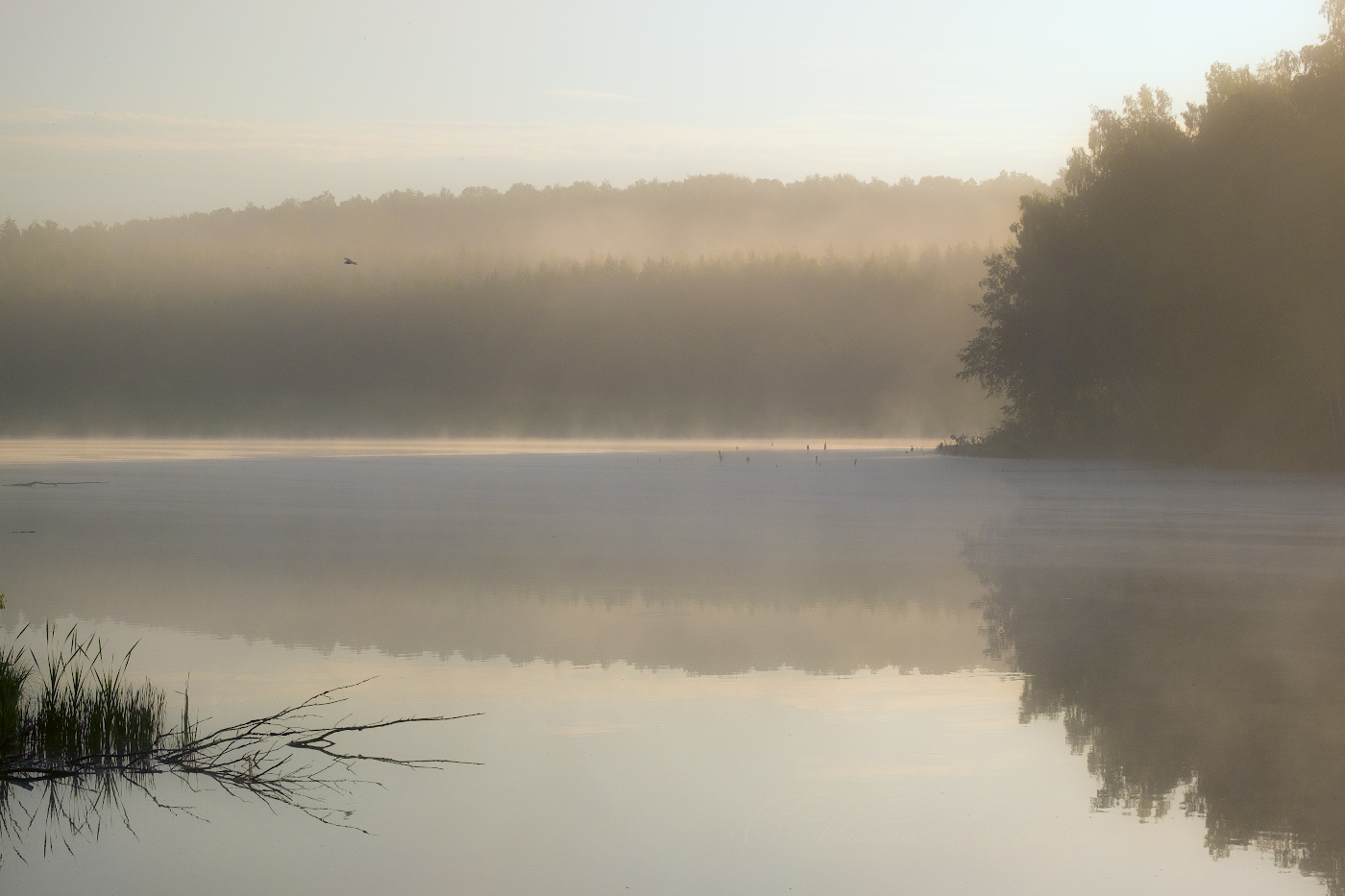 Над тихим озером...